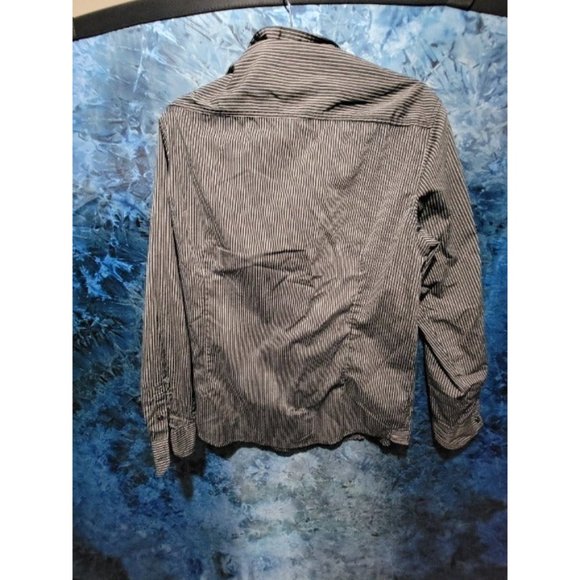 Black and White Button-Up Shirt - Picture 2 of 3